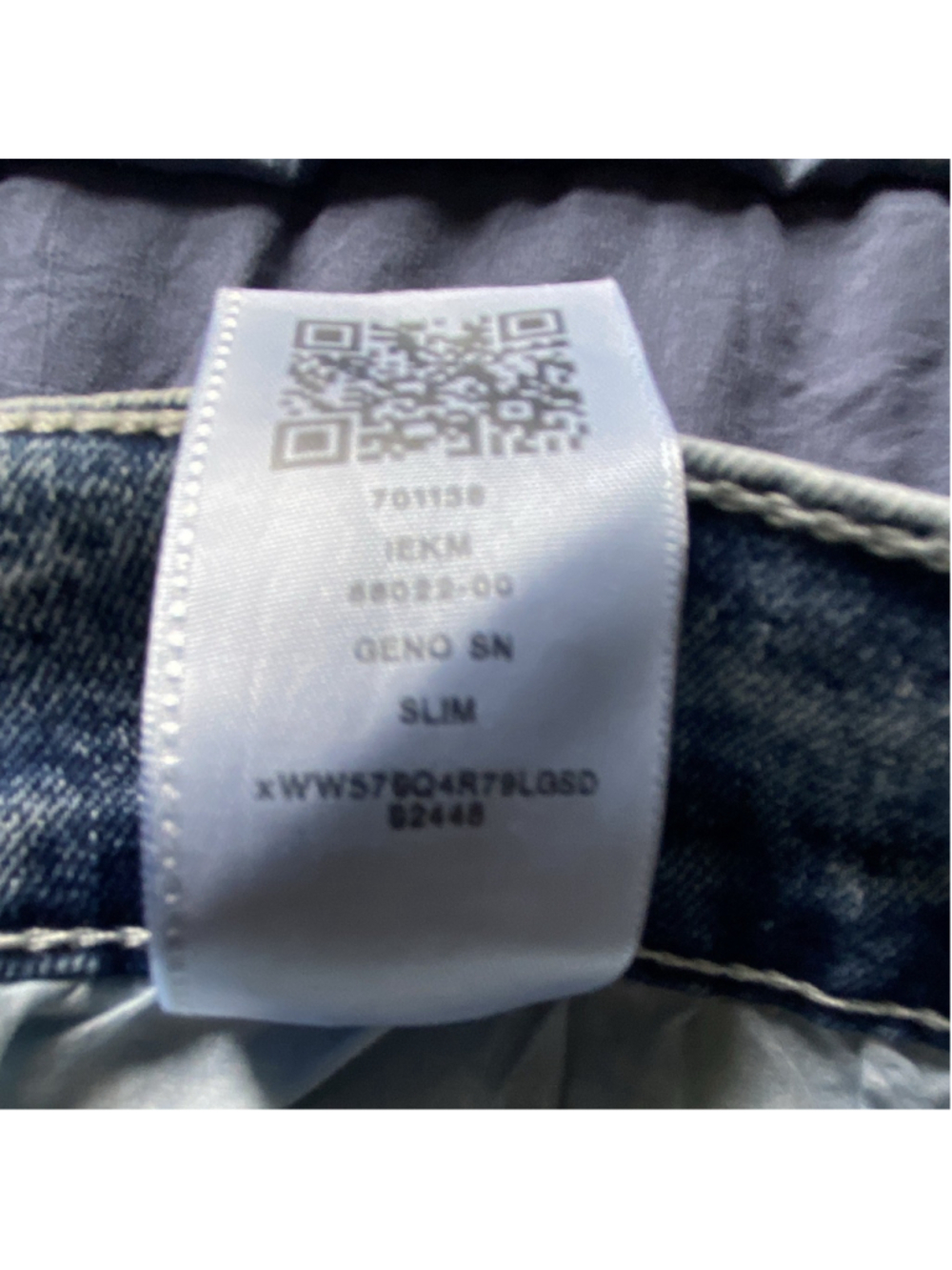 NWT True Religion Men’s 38x30 Geno Big T Relaxed Slim Fit Medium Blue Wash - Picture 11 of 11